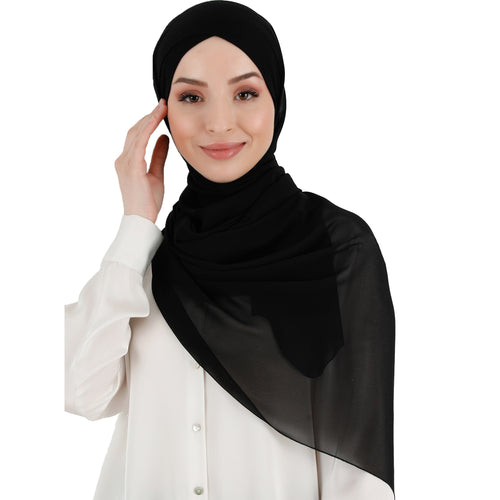 Premium Turkish Chiffon Shawl Hijab: Timeless Style with Turkish Elegance