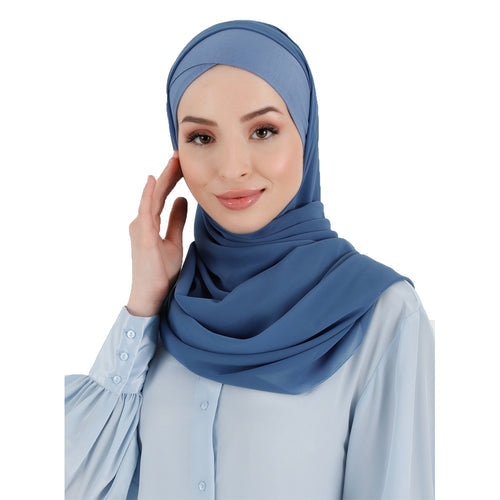 Premium Turkish Chiffon Shawl Hijab: Timeless Style with Turkish Elegance