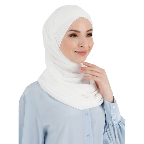 Premium Turkish Chiffon Shawl Hijab: Timeless Style with Turkish Elegance
