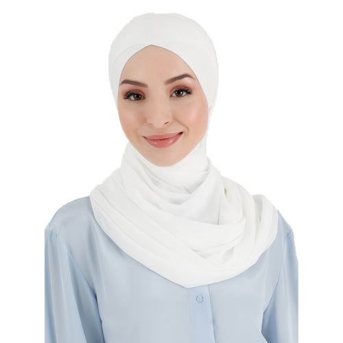 Premium Turkish Chiffon Shawl Hijab: Timeless Style with Turkish Elegance