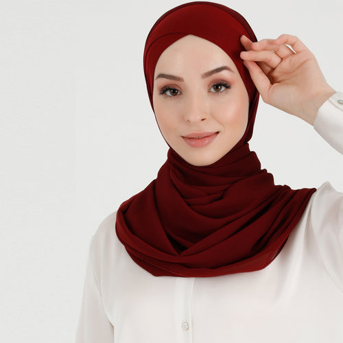 Premium Turkish Chiffon Shawl Hijab: Timeless Style with Turkish Elegance