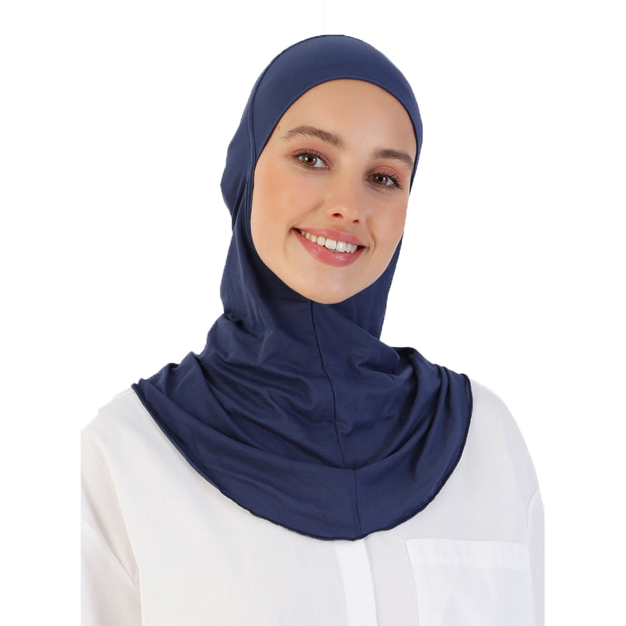 Turkish Neck Undercap for Amira Hijab: Effortless Elegance and Comfort in One Piece