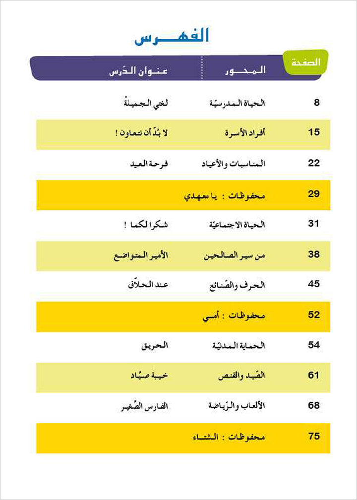 Al Amal Series - Reading Expression and Exercises: Level 3 سلسلة الأمل