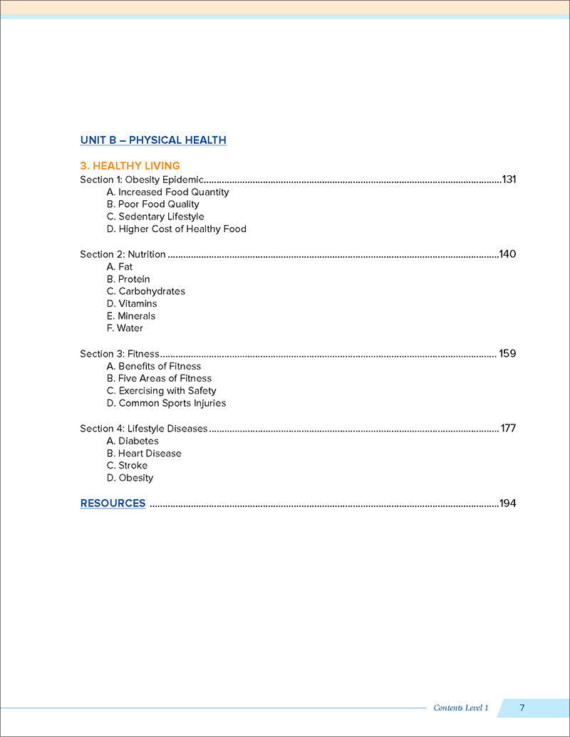 Health and Wellness (From an Islamic Perspective) Level 1
