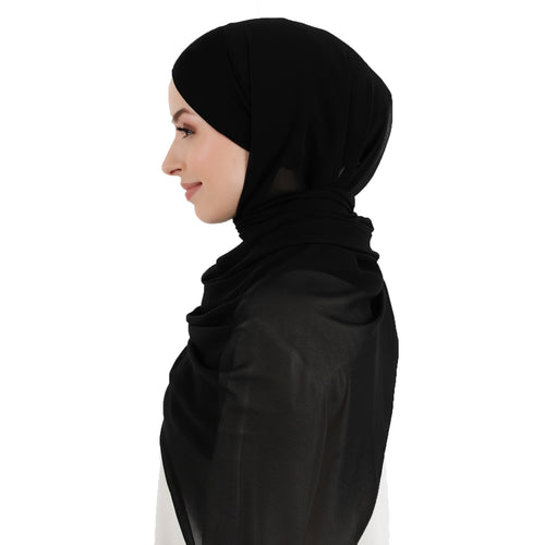 Premium Turkish Chiffon Shawl Hijab: Timeless Style with Turkish Elegance