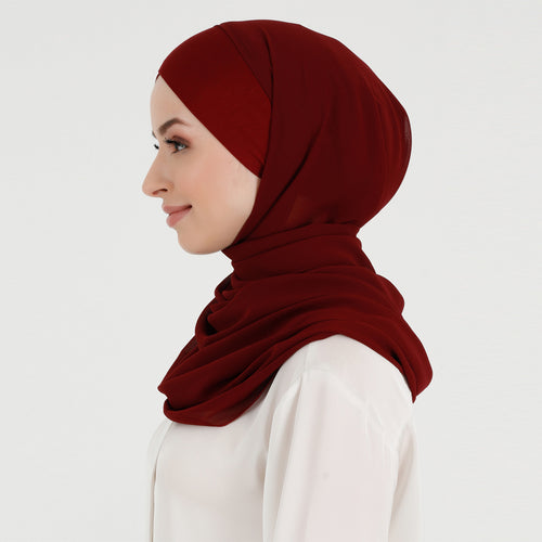 Premium Turkish Chiffon Shawl Hijab: Timeless Style with Turkish Elegance