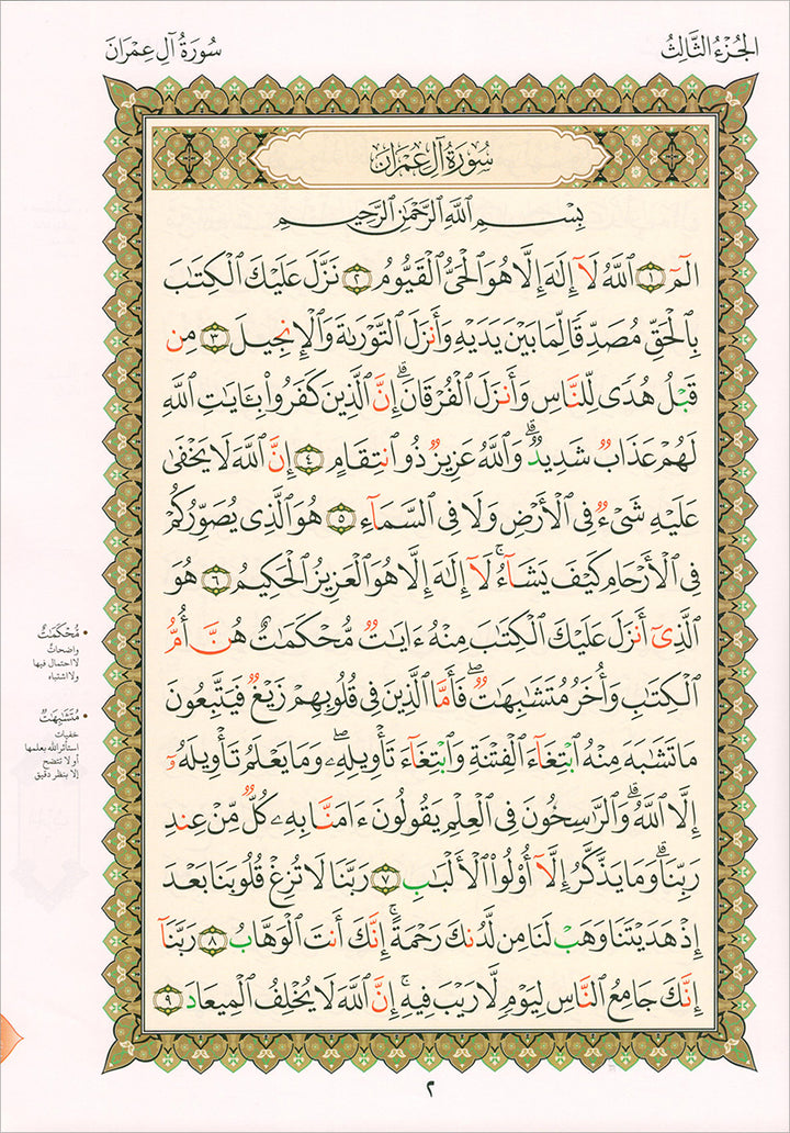 Al-Qaida Al-Nouraniyah and its Applications to Al-Zahra’ II (Surat Al-Imran) القاعدة النورانية وتطبيقاتها على الزهراء الثانية (سورة آل عمران)