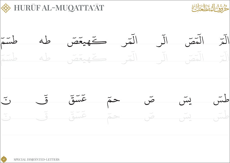 The Quran Trace Workbook: Step-by-Step Calligraphic Rasm Guide