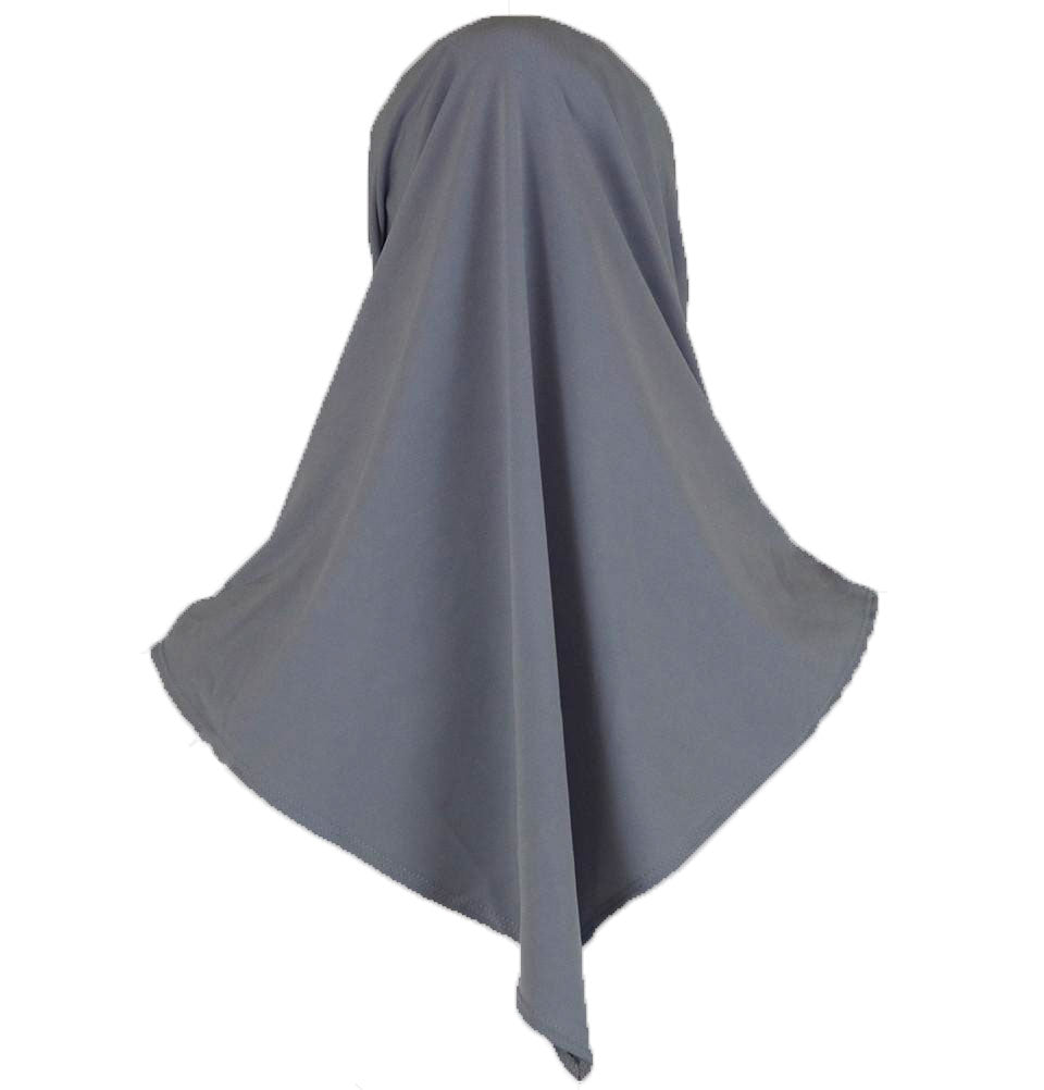 Firdevs Practical Hijab Scarf & Bonnet - Medium Grey - east-west-souk