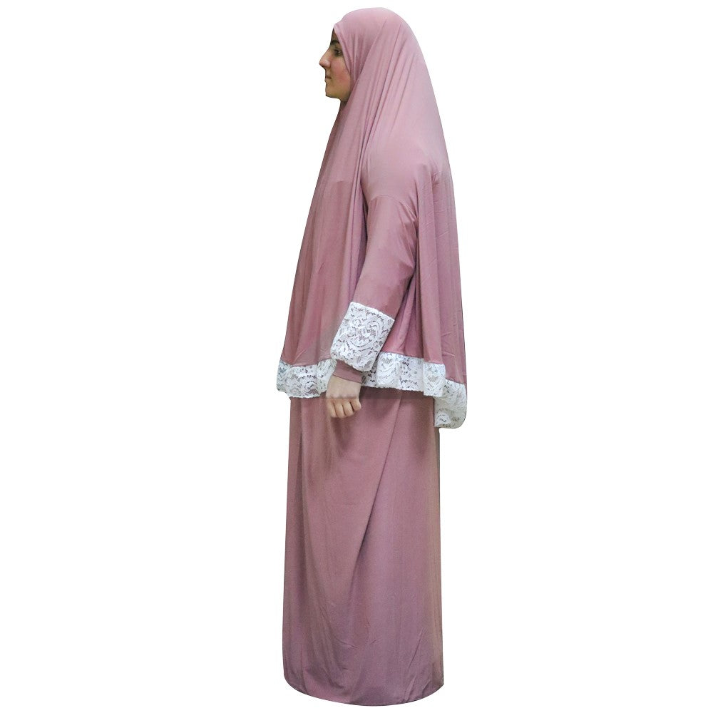 Women's Prayer Dress 2 Pieces (With Sleeves) – Plain Color