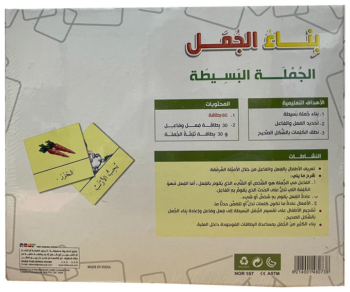 Building Sentences. بناء الجمل البسيطة