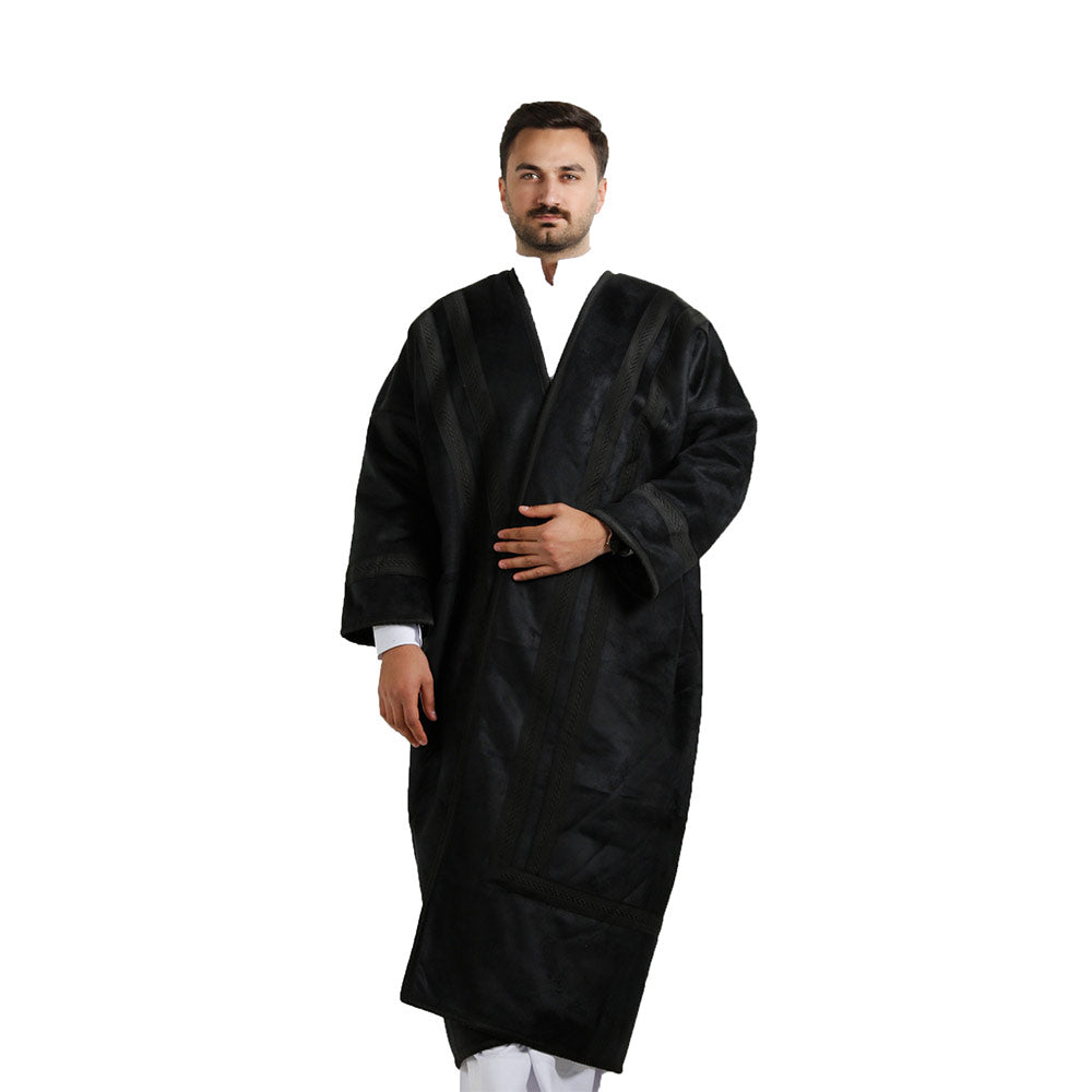 Farwa Classic - Warm Winter Fur Coat - Cloak Arab Dress - Men's Khalee EastWestSouk.ca Farwa Classic - Warm Winter Fur Coat - Cloak Arab Dress - Men's Khalee EastWestSouk.ca