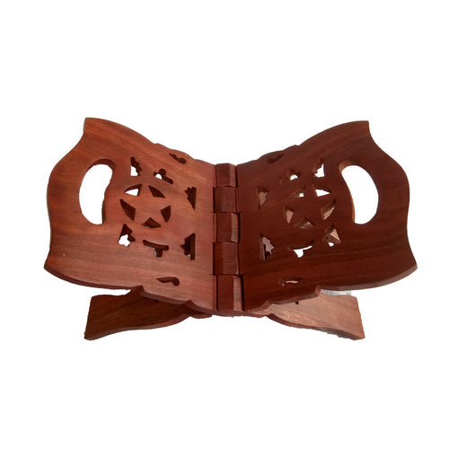 Holy Quran (Colors May Vary) ( 5.5 * 7.8) with Quran Holder (15" x 8")