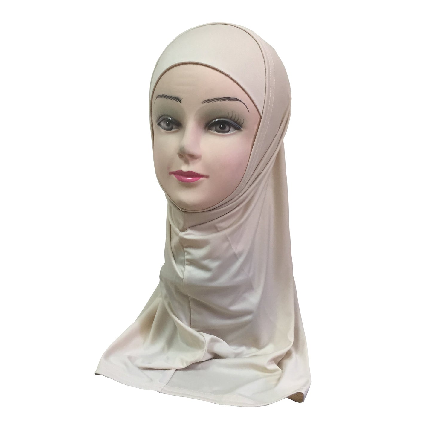 Women's Lycra Amira Hijab Two Piece - Plain Color