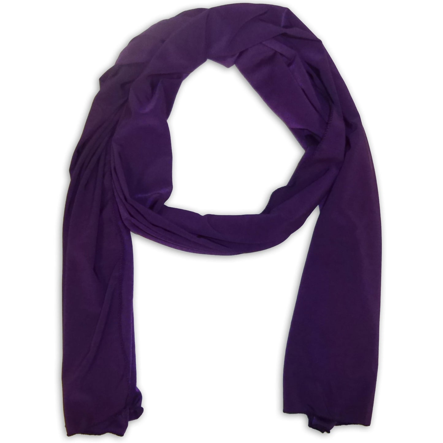Women's Silky Scarf Wrap Shawl - Plain Color