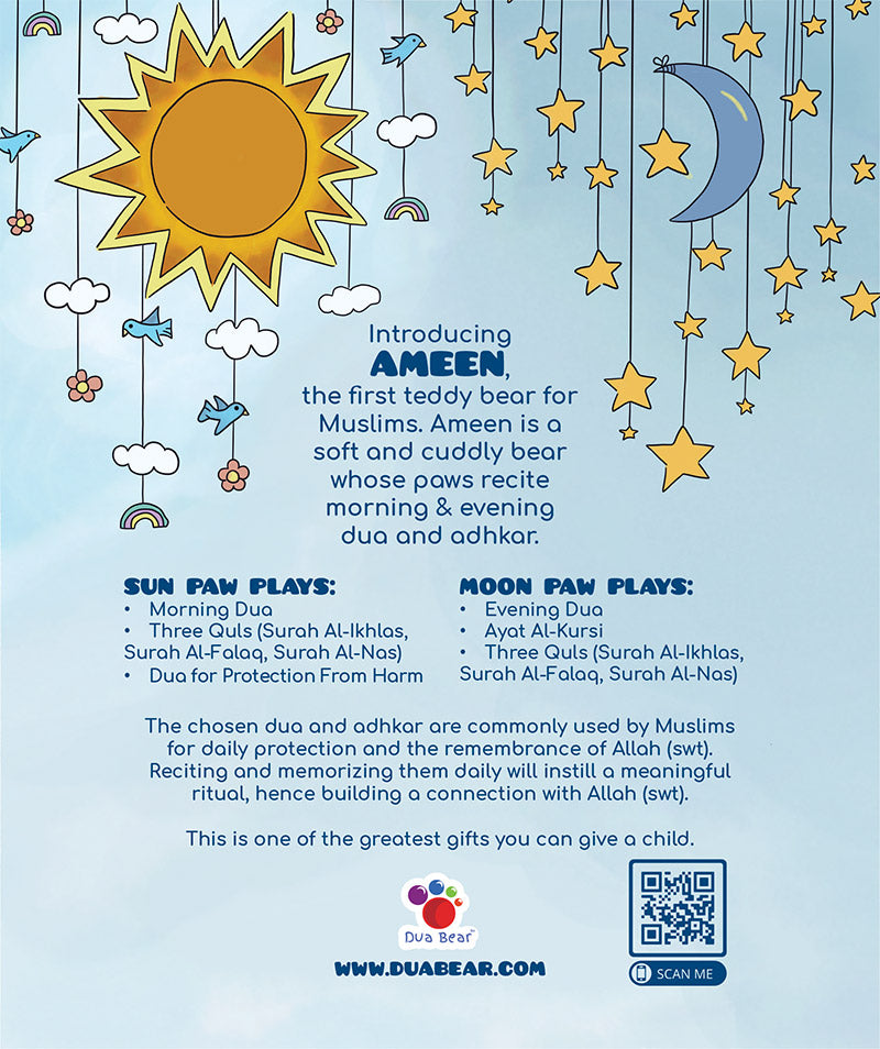 Ameen: The Dua Bear (Color may Vary)