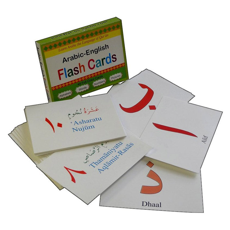 Flash Cards - Learn Arabic the Language of Qur'an, Arabic-English (Flash Cards) كروت فلاش / إنجليزي-عربي