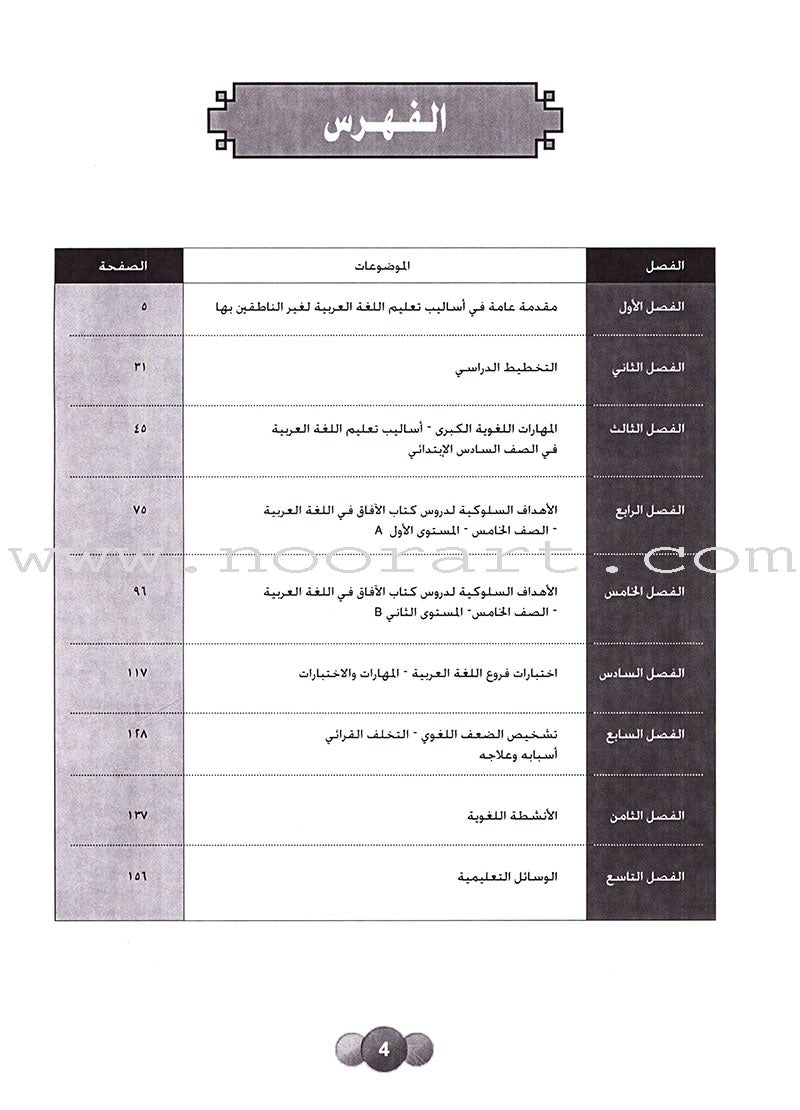 Horizons in the Arabic Language Teacher Book: Level 6 الآفاق في اللغة العربية كتاب المعلم