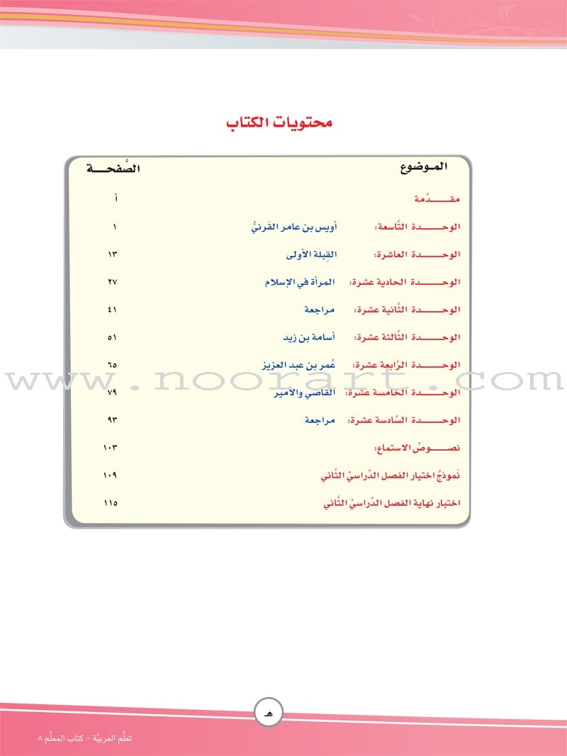 ICO Learn Arabic Teacher Guide: Level 8, Part 2 (Interactive CD-ROM) تعلم العربية