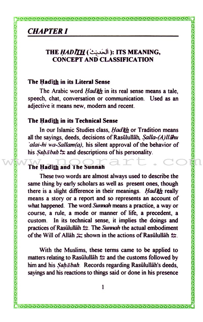 A Study of Hadith