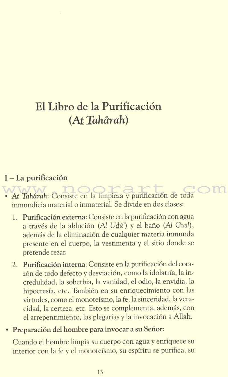 Los Ritos de Adoracion-Jurisprudencia Islamica Tomo I مختصر الفقه الاسلامي (كتاب العبادات )