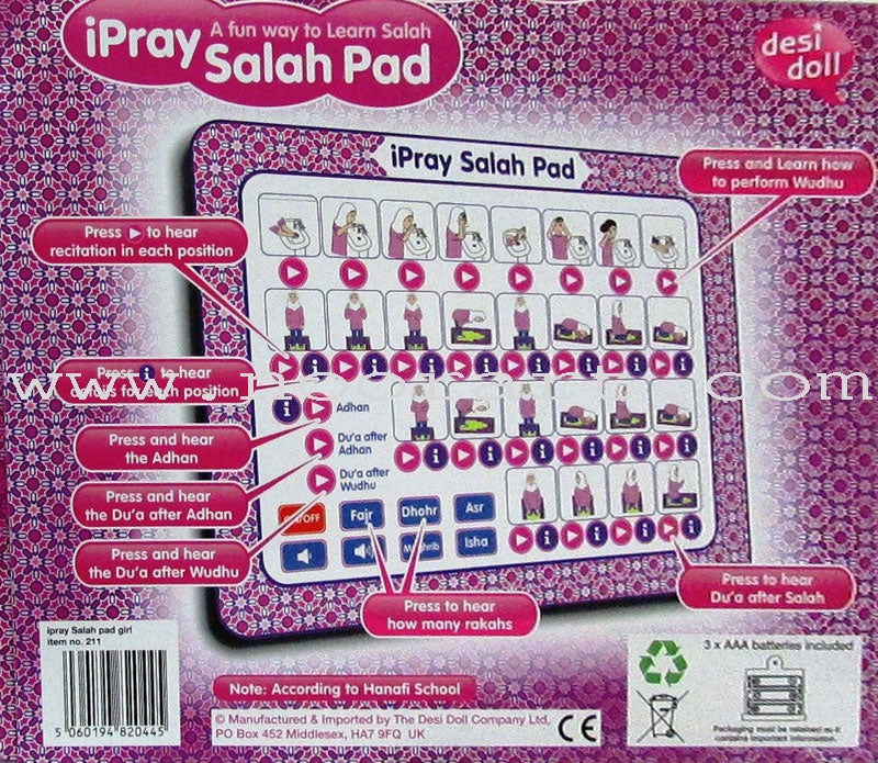 IPray Salah Pad - For Girls
