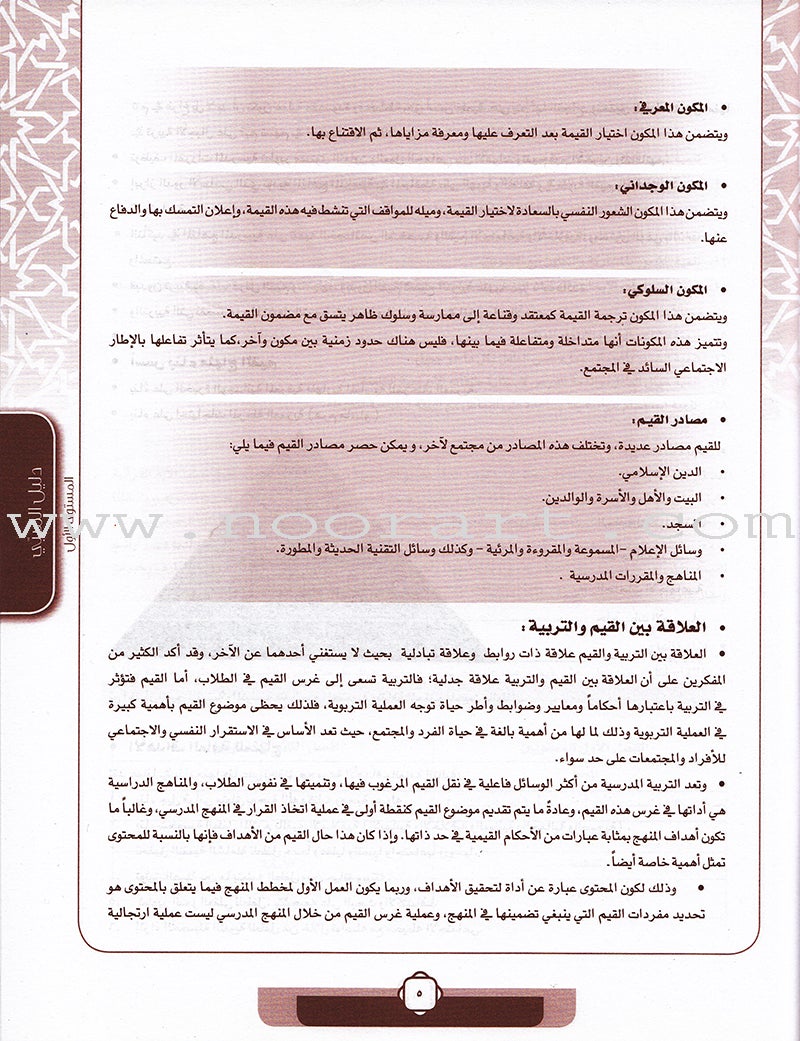 Ahbab Al-Quran (Friends of the Quran) Bil-Qiyam Nartaqi (With Values We Soar) Teacher Book: Level 1 أحباب القران المستوى الاول