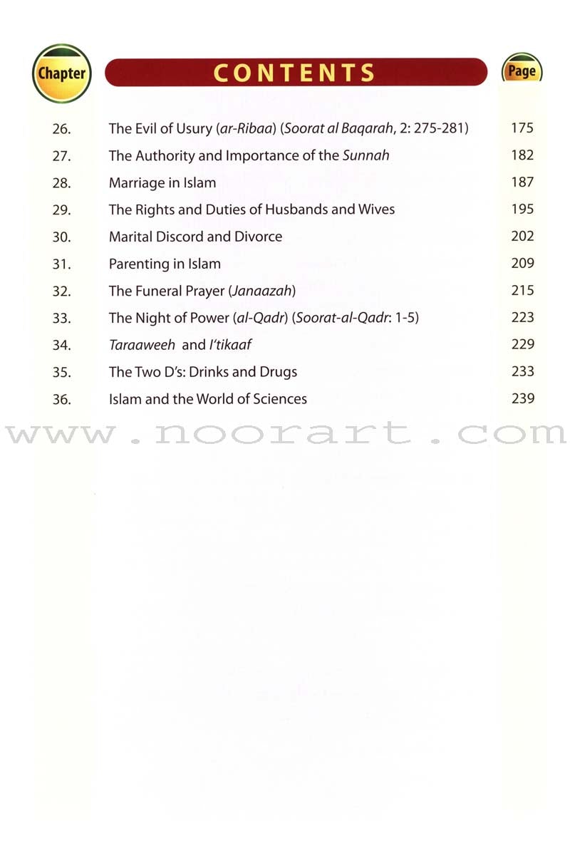 Islamic Studies: Grade 10