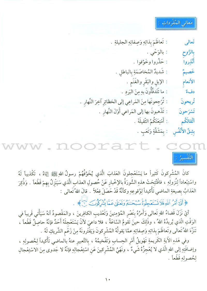 The Holy Qur'an Interpretation Series - Systematic Interpretation: Volume 10 سلسلة تفسير القراّن الكريم التفسير المنهجي