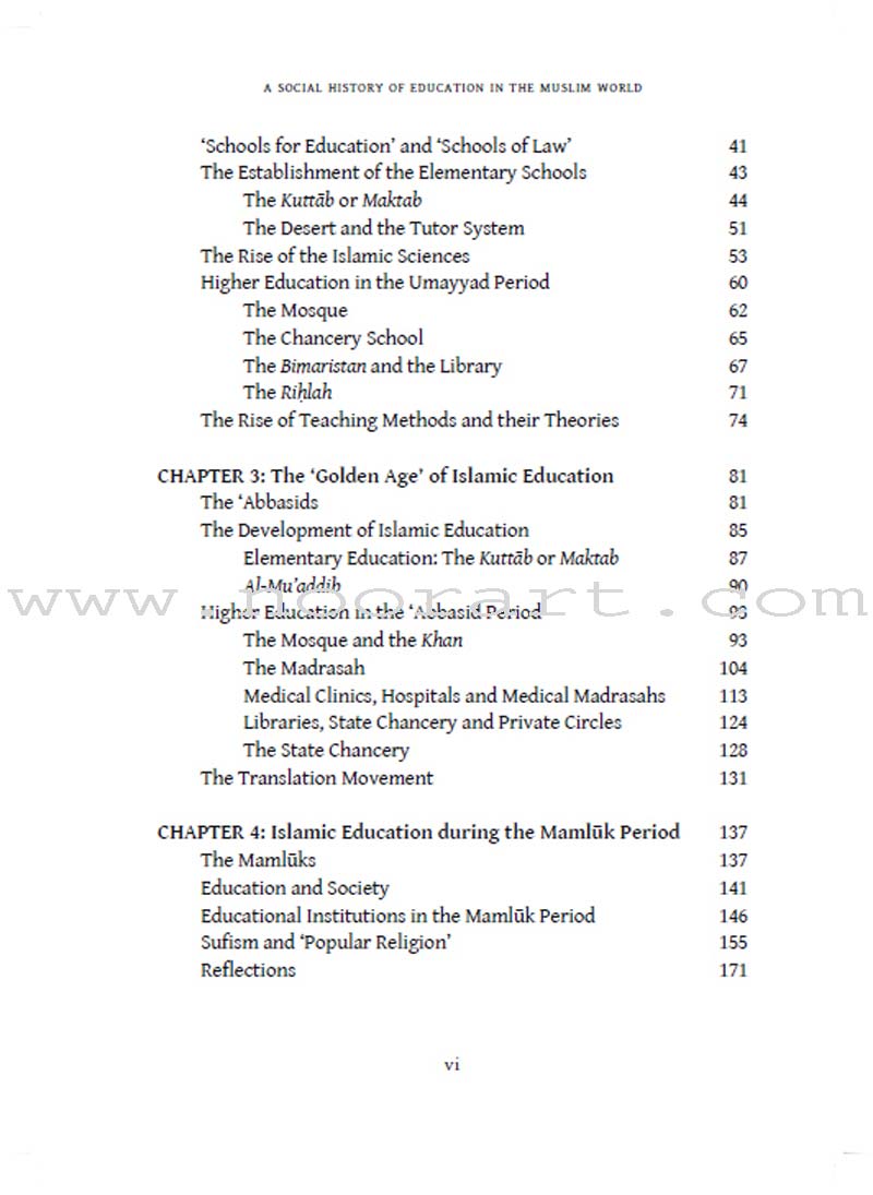 A Social History Of Education In The Muslim World (From the Prophetic Era to Ottoman Times)