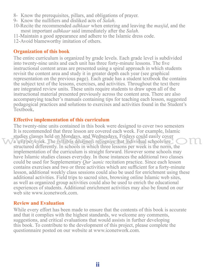 ICO Islamic Studies Textbook: Grade 5, Part 2 (With Access code)
