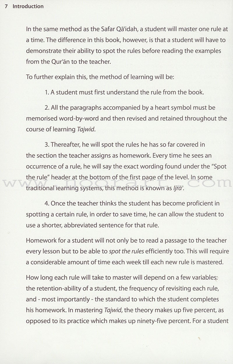 Rules of Tajwid (South Asian Script) - Learn to Read Series