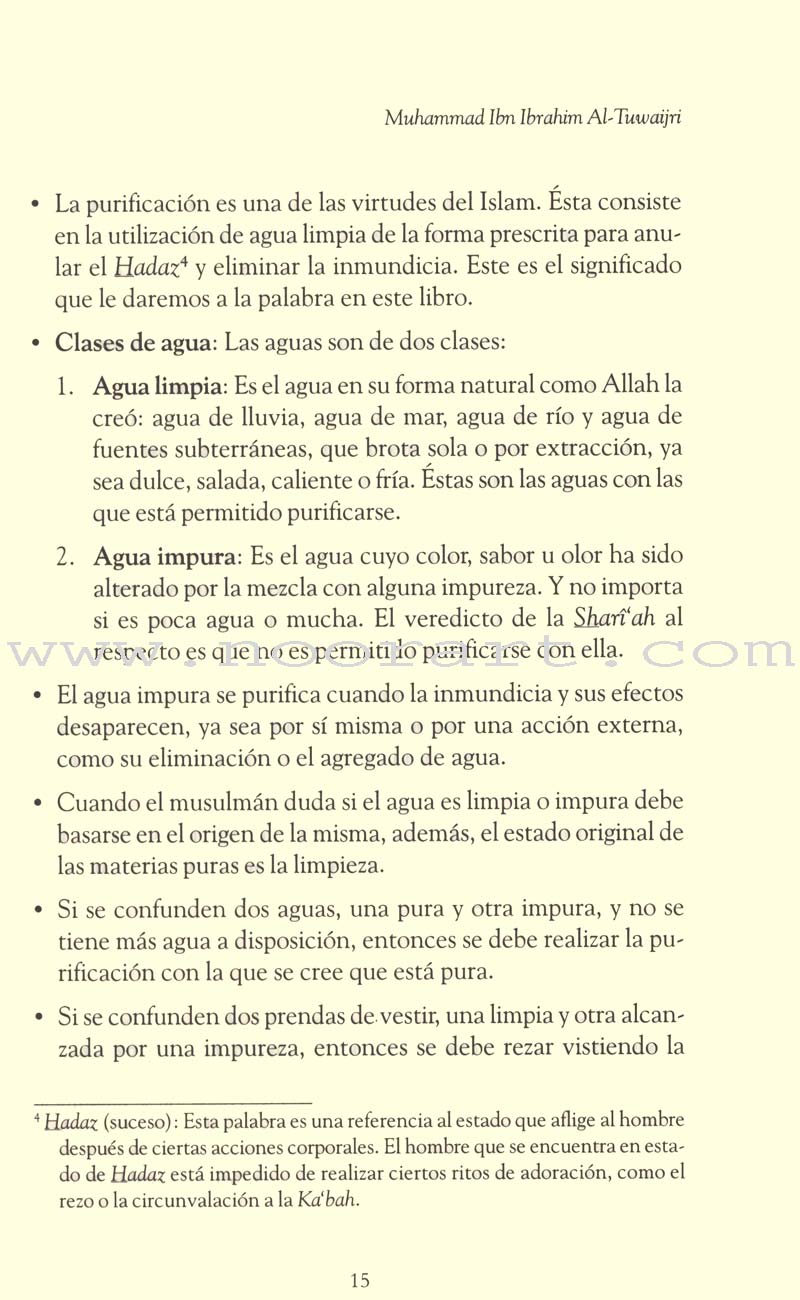 Los Ritos de Adoracion-Jurisprudencia Islamica Tomo I مختصر الفقه الاسلامي (كتاب العبادات )