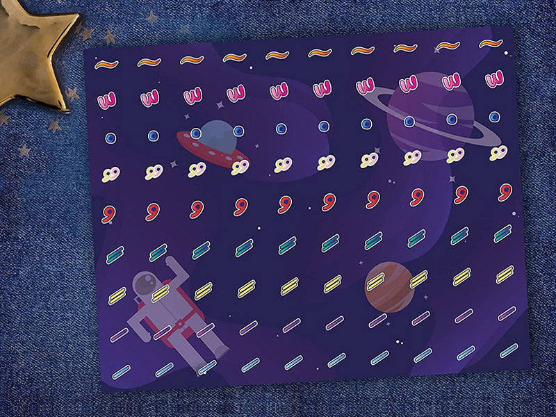 Build-A-Word Arabic Alphabet Sticker Book