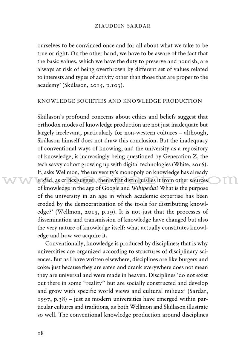 Rethinking Reform in Higher Education: From Islamization to Integration of Knowledge