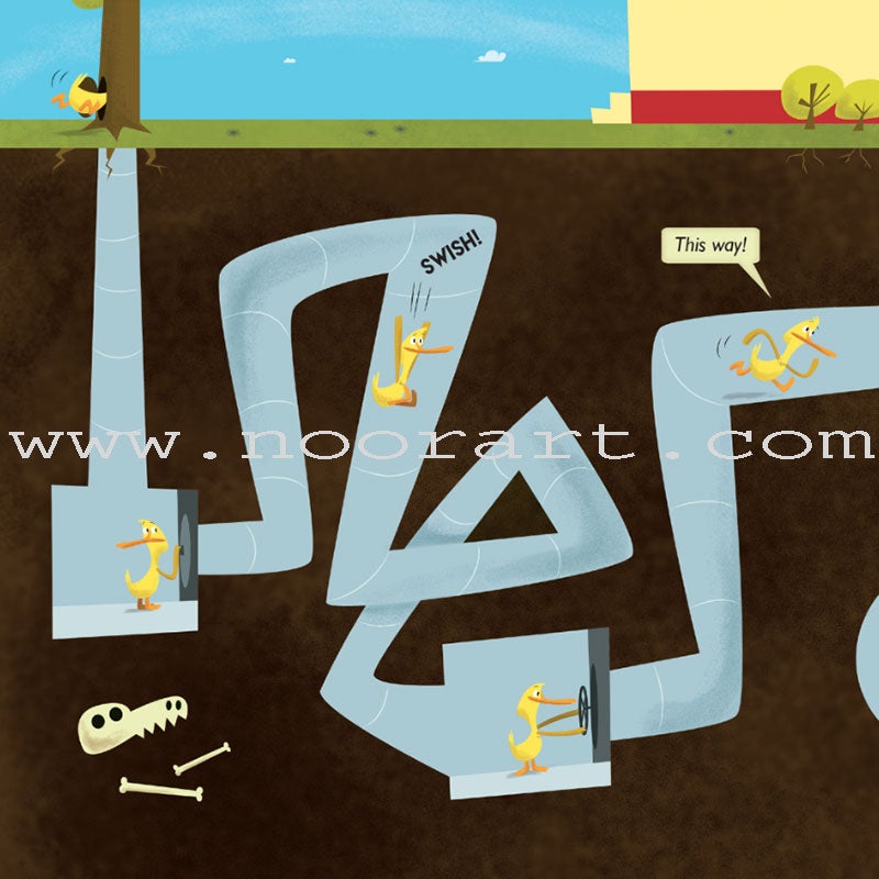Ilyas and Duck in A Zakat Tale - a story about giving