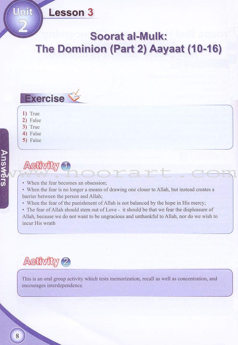 ICO Islamic Studies Teacher's Manual - Grade 9, Part 1