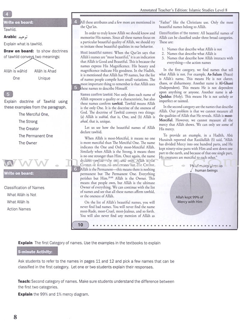 Islamic Studies Teacher's Manual: Level 8 (with Annotated CD-ROM)
