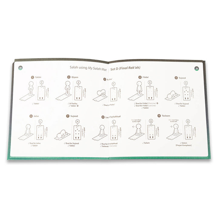 My Salah Mat for Adults - Smart Interactive Prayer Mat for Adults & Reverts Learning Surahs, Salah, Duas, & More - Muslim Prayer Rug with 25 Touch Keys, Padded Prayer Mat Layer, & Speaker for Ages 8+ (Returned: Like New)