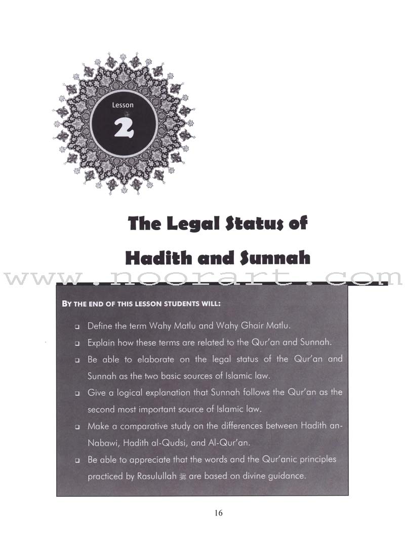 An Introduction to Ulum al Hadith.
