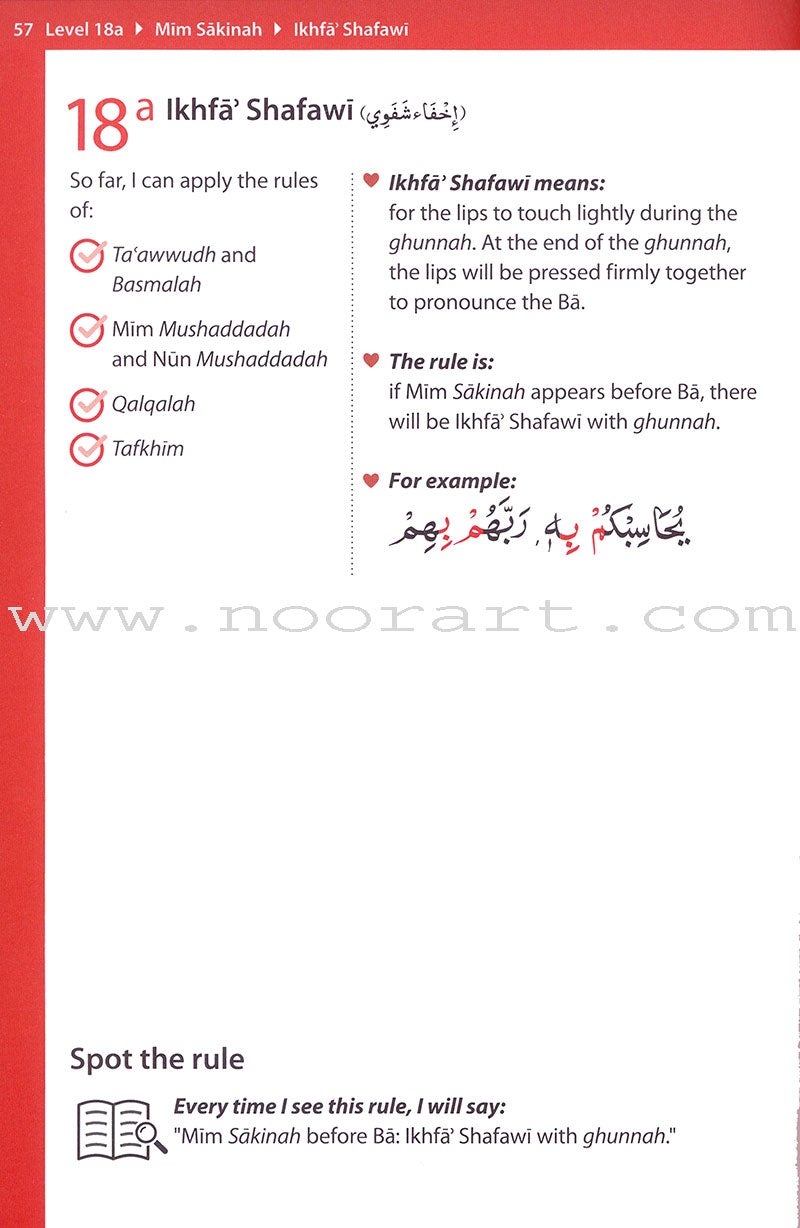 Rules of Tajwid (South Asian Script) - Learn to Read Series