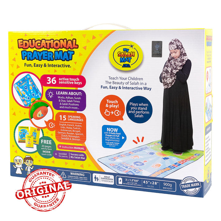 My Salah Mat - Educational Interactive Prayer Mat (returned item) (15 Different Languages)