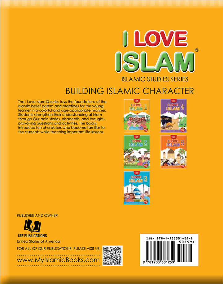 I Love Islam Workbook: Level 1 (Second Edition)