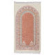 Premium Velvet Islamic Prayer Rug – Classic Mihrab Design | Soft, Elegant & Travel-Friendly