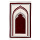 Premium Velvet Prayer Rug – Elegant Islamic Design with Multiple Color Options