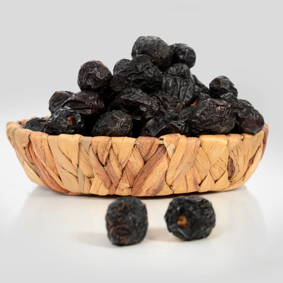 Al Madina Ajwa Dates - Premium Quality (Latest Crop!) - 1.1lb (500g) - Fiber-Rich Snack Dry Fruit