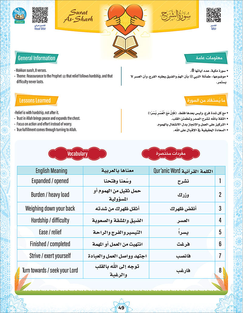Bidaya The Five Skills Proficiency Memorization: Level 1