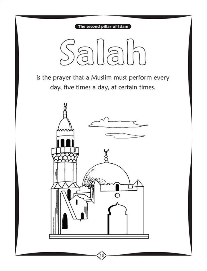 Colour & Learn About the Five Pillars of Islam