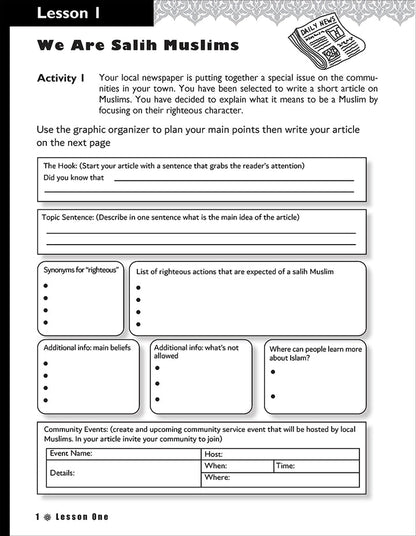 Iqra' Wise (Weekend Islamic School Excellence) Workbook: Grade six