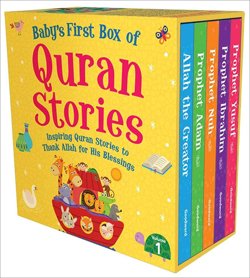 Baby’s First Box of Quran Stories (Set of 5 Books, Volume 1)